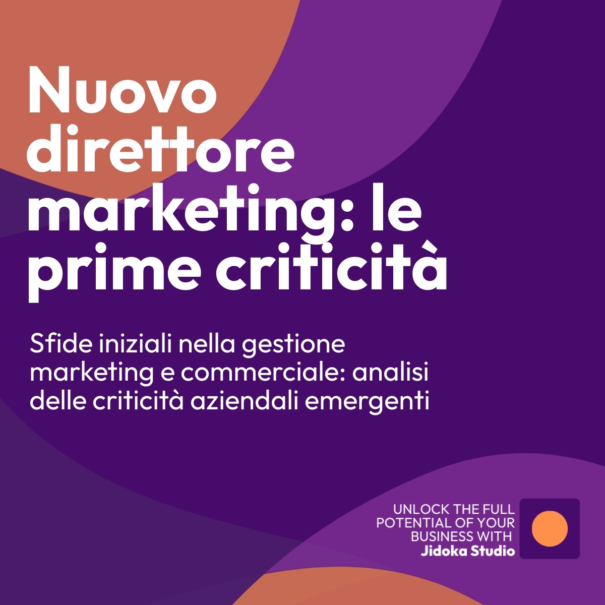 Quando entra un nuovo direttore marketing o commerciale: le prime criticità che emergono nei processi aziendali